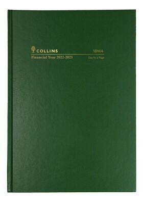 DIARY FINANCIAL YEAR 22/23 COLLINS A5 DTP GREEN