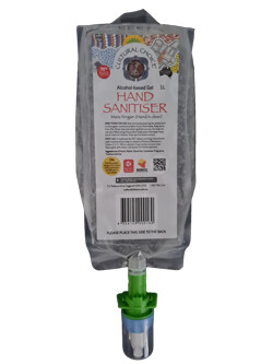 HAND SANITISER CULTURAL CHOICE 1 LITRE 70% ALCOHOL GEL