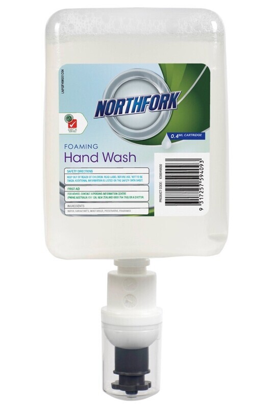 FOAMING HAND WASH NORTHFORK 1L GECA  GREEN 0.4ML CARTRIDGE