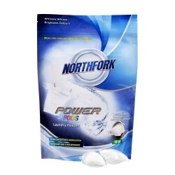 LAUNDRY WASHING NORTHFORK POWDER POWER PACK PODS PACK OF 16