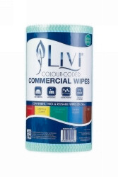 COMMERCIAL WIPES LIVI ESSENTIALS GREEN