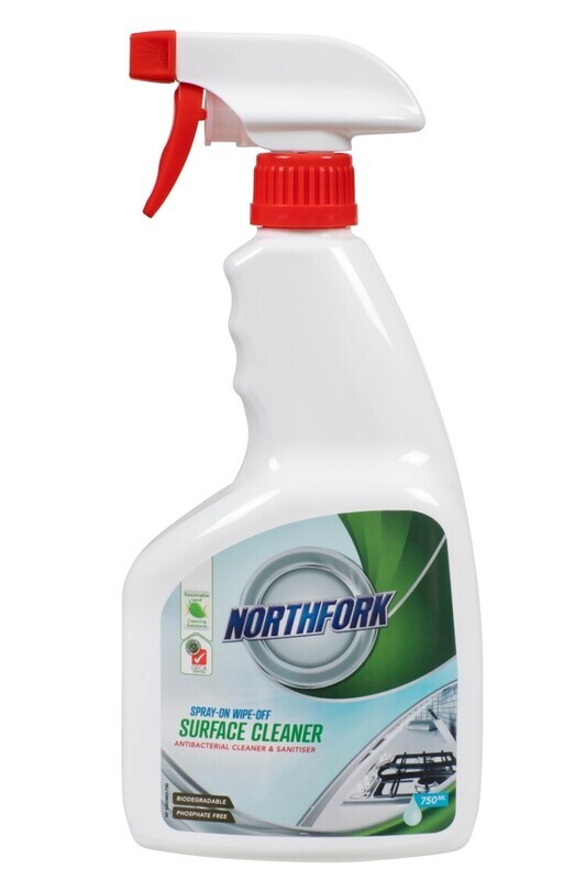 SURFACE CLEANER NORTHFORK 750ML GECA SPRAY ON WIPE OFF