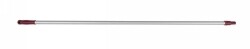 MOP HANDLE CLEANLINK 150CM ALUMINIUM WITH 25MM THREAD RED