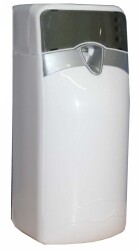 AIR FRESHENER CLEANLINK SPRAY DISPENSER W/ CHANGEABLE SETTINGS WHITE