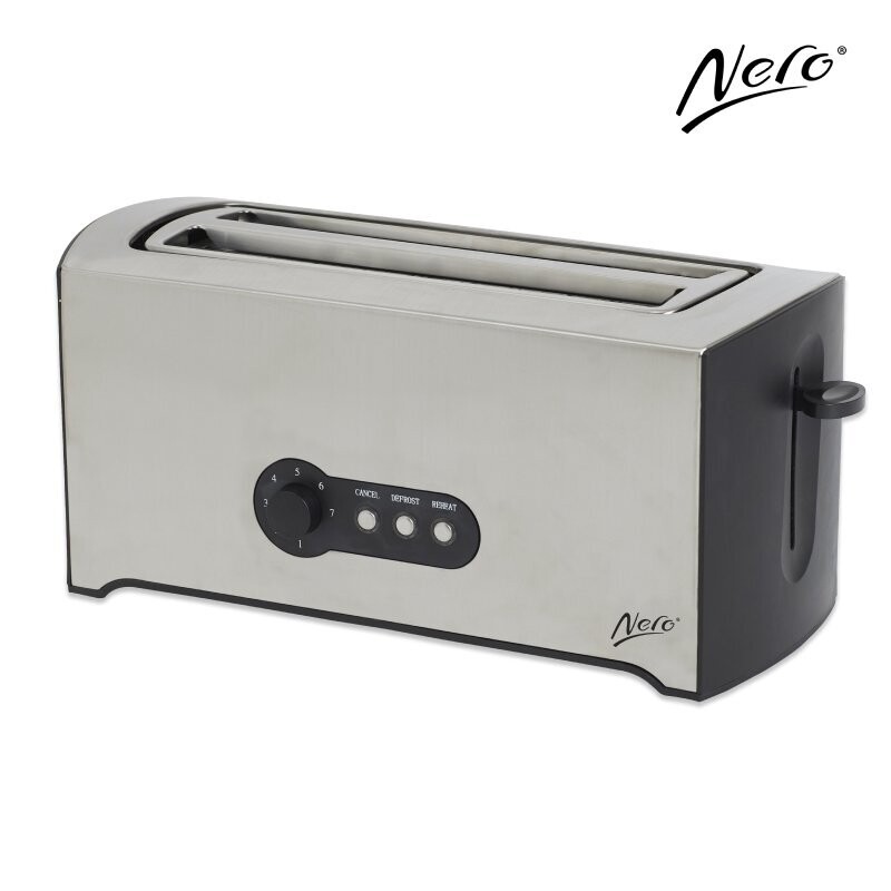 SP- TOASTER NERO STAINLESS STEEL 4 SLICE