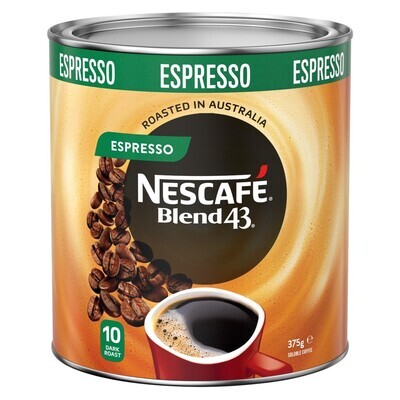 COFFEE NESCAFE ESPRESSO CAN 375G