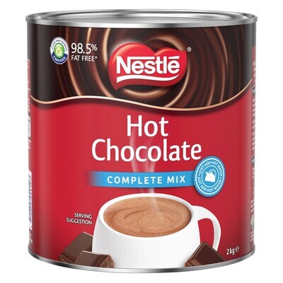 HOT CHOCOLATE NESTLE COMPLETE MIX CAN 2KG