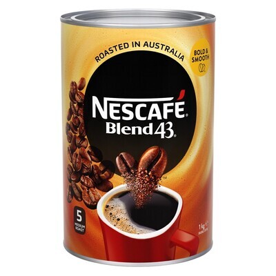COFFEE NESCAFE BLEND 43 CAN 1KG