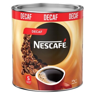 COFFEE NESCAFE DECAFFINATED CAN 375G