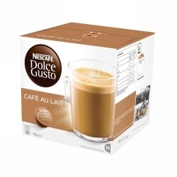 SP- COFFEE NESCAFE DOLCE GUSTO CAPSULE RANGE CAFE AU LAIT 16 SERVES