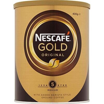 INSTANT COFFEE NESCAFE 400G GOLD ORIGINAL