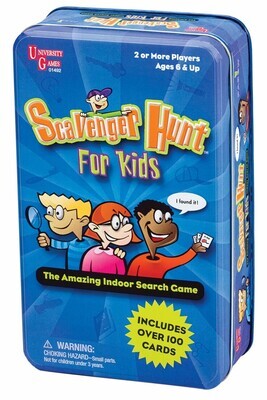 TOY GAME TIN 115X45X190MM SCAVENGER HUNT FOR KIDS