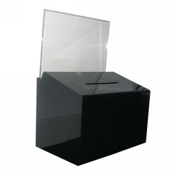 SP- BALLOT/COMMENT BOX DEFLECTO A5 LANDSCAPE SMOKE 66602