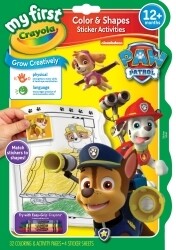 ACTIVITY BOOK CRAYOLA MY FIRST COLOUR PAW PATROL