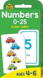 SP- CARDS SCHOOL ZONE FLASH NUMBERS 0-25