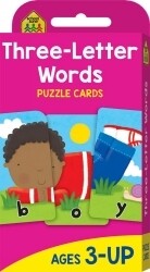 CARDS SCHOOL ZONE FLASH THREE LETTER WORDS PUZZLE