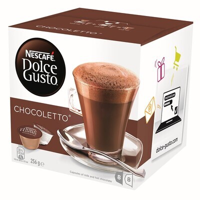 SP- COFFEE CAPSULES NESCAFE DOLCE GUSTO CHOCOLETTO PK8