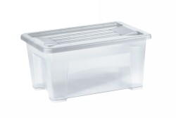 STORAGE+ BOX WITH LID ITALPLAST 5 LITRE GRAPHITE