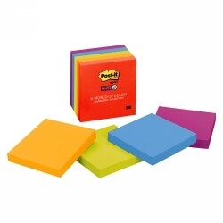 NOTES POST-IT 654-5SSAN 76X76MM SUPER STICKY MARRAKESH PK5