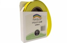 SP- STRIPPING ROLL RAINBOW RIBBED 25MMX30M YELLOW