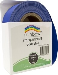 SP- STRIPPING ROLL RAINBOW RIBBED 50MMX30M DARK BLUE