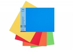 PAPER QUILL A3 80GSM BRIGHT ASST PK150