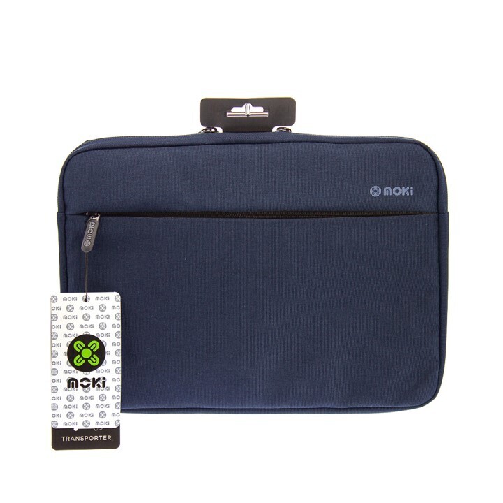 LAPTOP SLEEVE MOKI TRANSPORTER 36X26X2CM FITS UP TO 13.3 NAVY