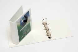 SP- BINDER INSERT EARTHCARE A4 3 D-RING 40MM WHITE
