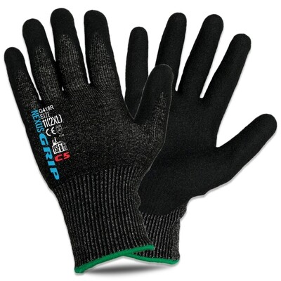 YSF Nexus GRIP Cut Resistant C5 Cut 5/C Nitrile Sandy Finish Gloves