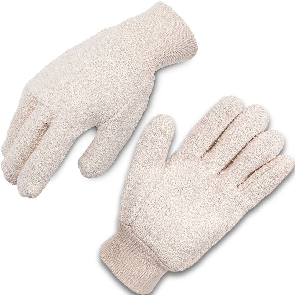 Terry Cord 28oz Heat Resistant Knitted Cuff Cotton Gloves