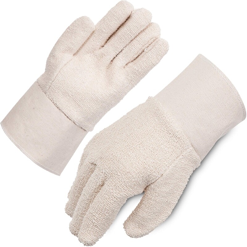 Terry Cord 28oz Safety Cuff Cotton Gloves