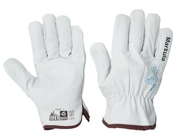 YSF Martula Cowhide Grain Leather Riggers Gloves