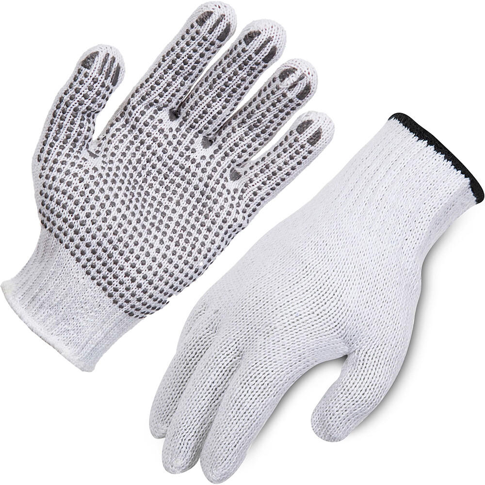 Ultra Health Knitted Polycotton Glove PVC Dots Single Sided