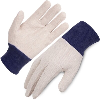 Ultra Health Cotton Drill Knitted Cuff Gloves - Men