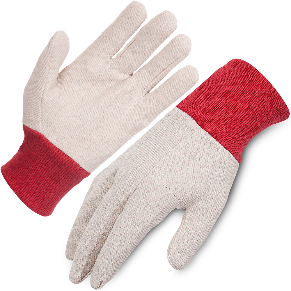 Ultra Health Cotton Drill Knitted Cuff Gloves - Women