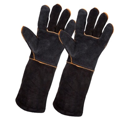 Black & Gold Lefty Split Leather Welding Gloves Black & Gold Lefty Split Leather Welding Gloves