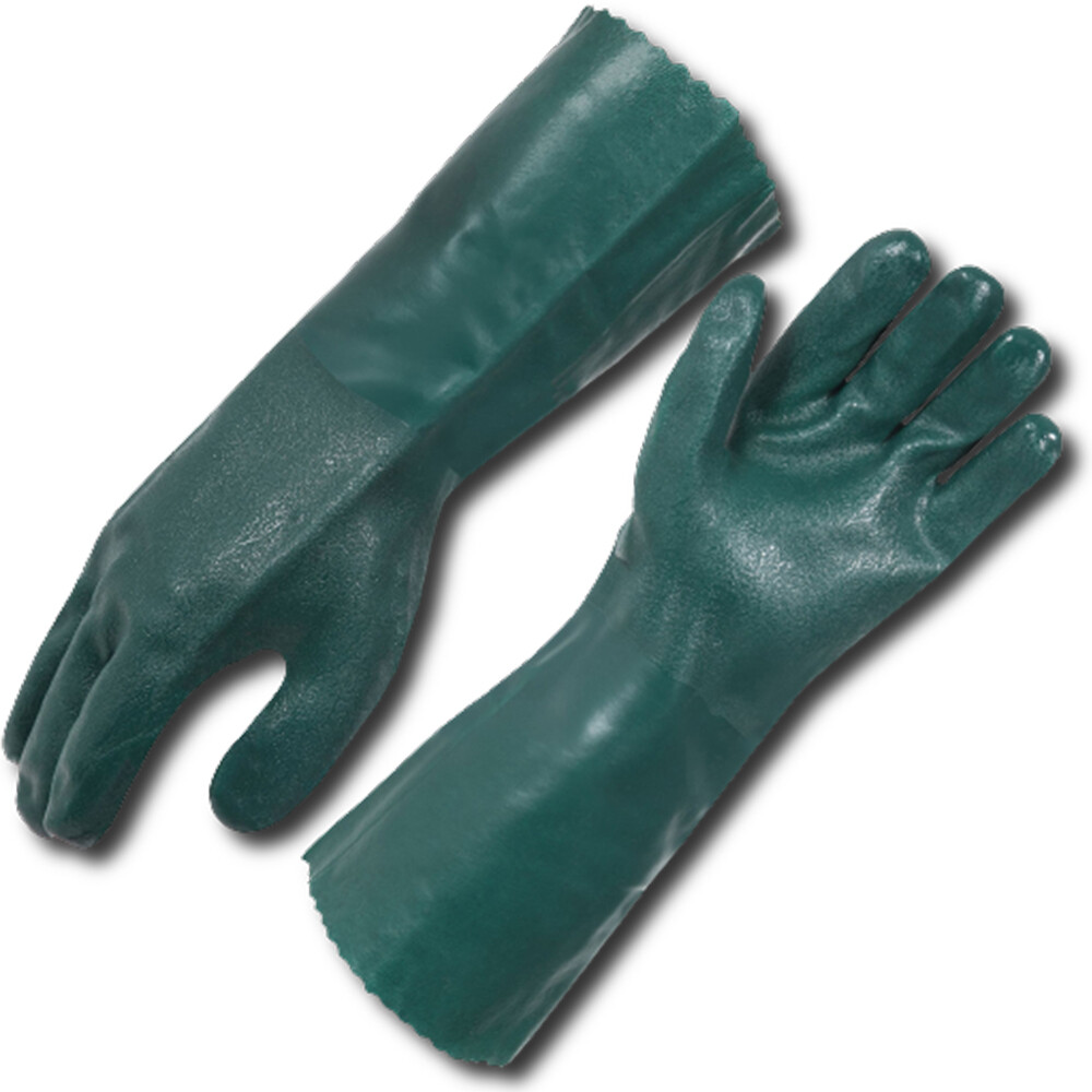 Fully Coated PVC Green Double Dip Interlock Lining 35cm - Size 10 (XLarge)