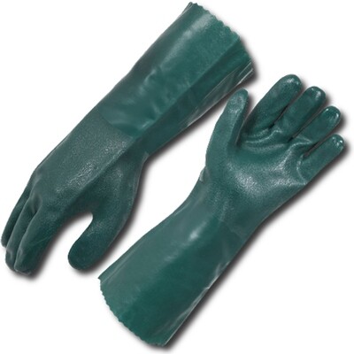 Fully Coated PVC Green Double Dip Interlock Lining 35cm - Size 10 (XLarge)