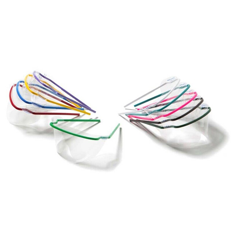 HALYARD SAFEVIEW* Eyewear Assembled Glasses, Assorted Colors