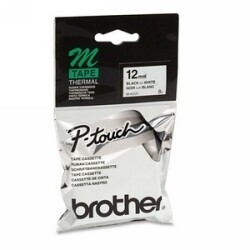 LABEL TAPE BROTHER P-TOUCH MK-231 12MMX8M BLK/WHT NON-LAM