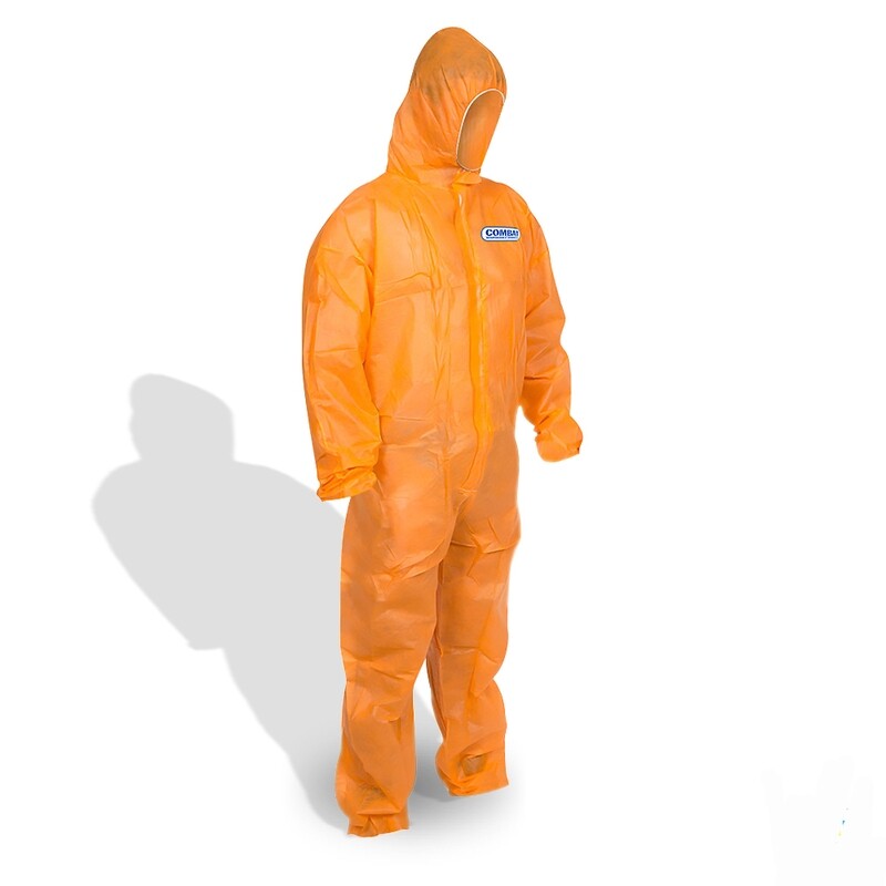 Combat Orange PP Polypropylene Coverall Disposable - 4XLarge