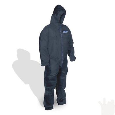 Combat Navy PP Polypropylene Coverall Disposable - Extra Large