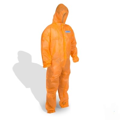 Combat Orange PP Polypropylene Coverall Disposable - Extra Large