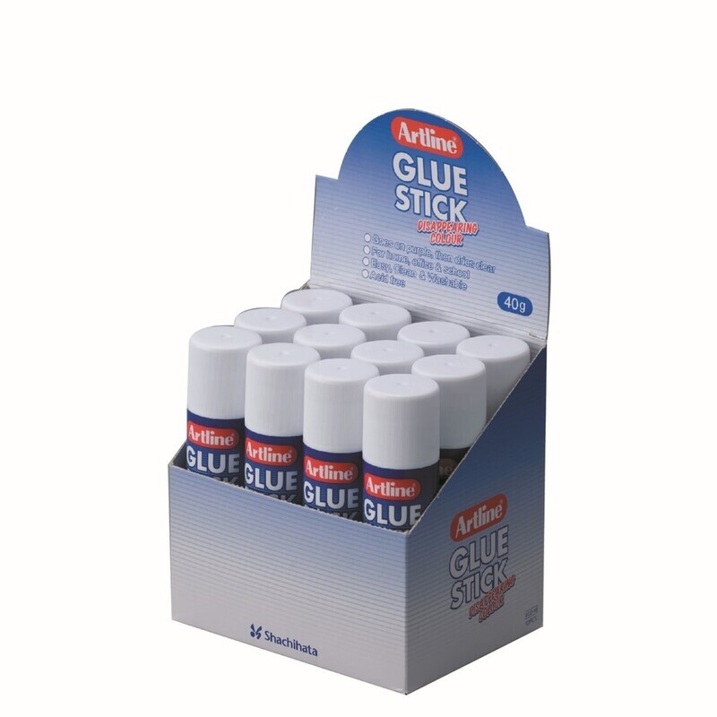 SP- GLUE ARTLINE 40GM STICK DISAPPEARING PURPLE