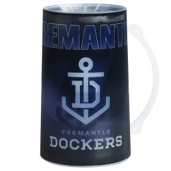 MUG AFL FREMANTLE LENTICULAR EZY FREEZEMUG 350ml