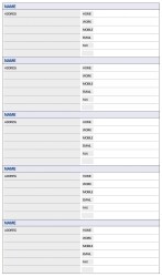 DAYPLANNER REFILL DEBDEN A4 TELEPHONE/ADDRESS