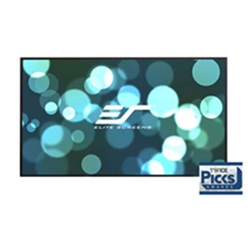 100" FIXED FRAME 16:9 PROJECTOR SCREEN   EDGE FREE ULTRA THIN VELVET TAPE - AEON