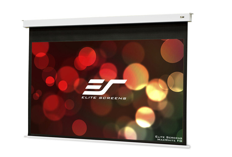 100" MOTORISED 16:9 RECESSED SCREEN  IR & RF CONTROL  WHITE 12V TRIGGER  EVANESCE B