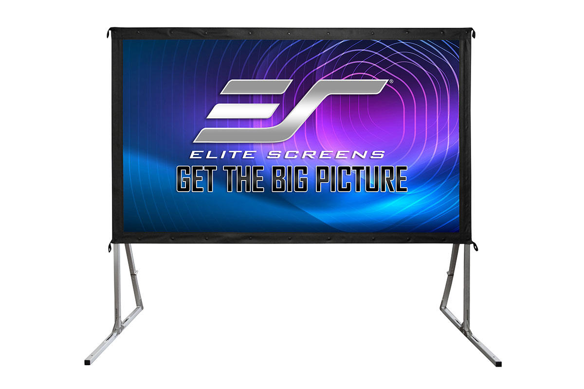 100" 16:9 OUTDOOR PROJECTOR SCREEN - YARDMASTER2 FRONT PROJECTION