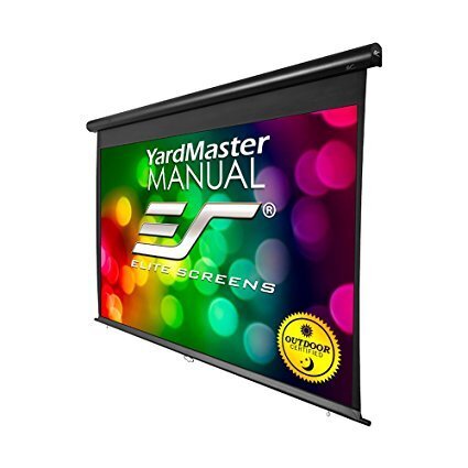 120" 16:9 PULL DOWN SCREEN YARD MASTER MANUAL  OUTDOOR PULL DOWN - SLOW RETRACTION